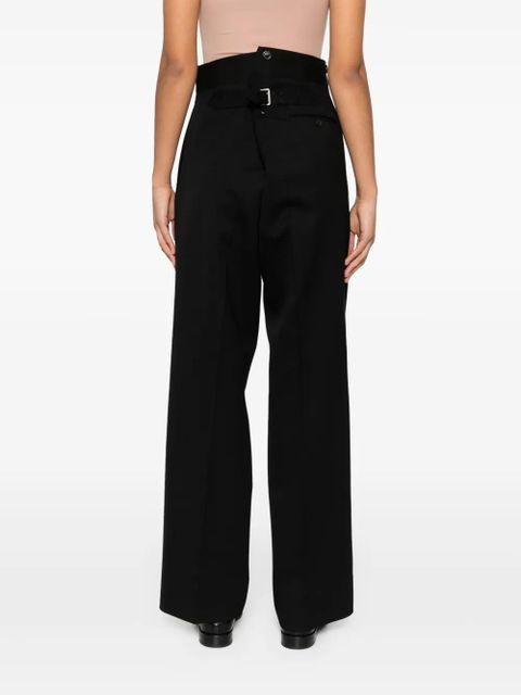 Maison Margiela Cavalry straight-leg trousers - Black
