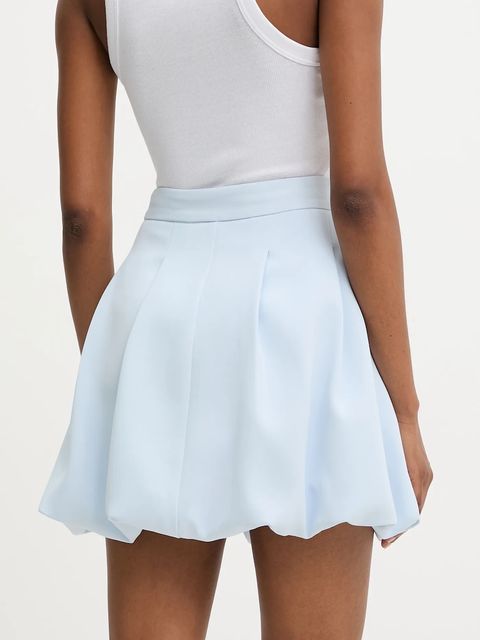 Answear.LAB spódnica kolor niebieski mini prosta