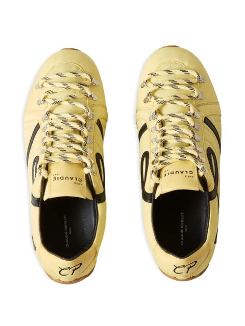 Claudie Pierlot Swing appliqué sneakers - Yellow