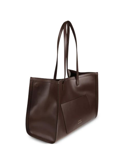 LouLou de Saison Anyla handle tote bag - Brown - zdjęcie produktu nr 2