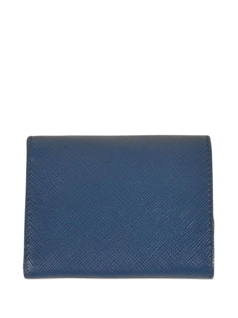 Prada logo-plaque wallet - Blue - zdjęcie produktu nr 2