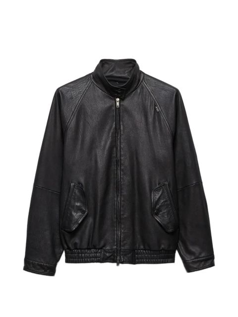 Prada nappa leather blouson jacket - Black - zdjęcie produktu nr 1