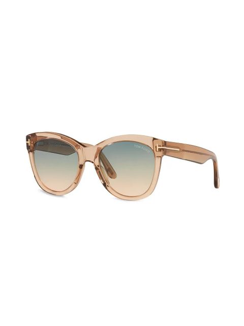 TOM FORD Eyewear square gradient sunglasses - Brown - zdjęcie produktu nr 2