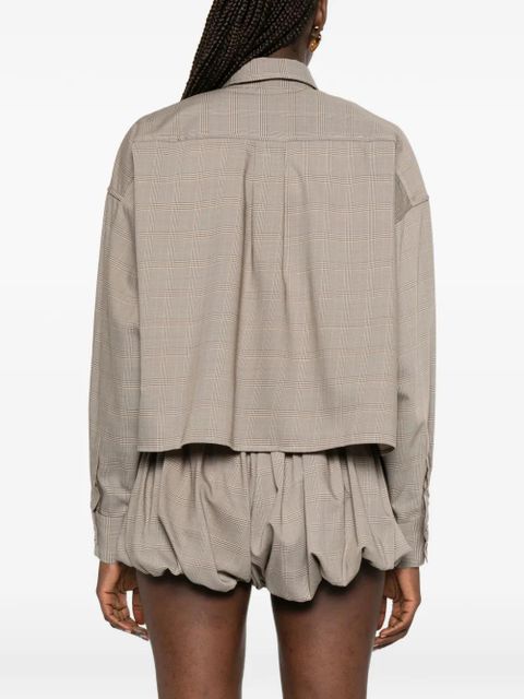 The Frankie Shop Arlen boxy shirt - Neutrals