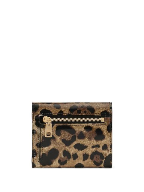 Dolce & Gabbana leopard-print leather wallet - Brown - zdjęcie produktu nr 2