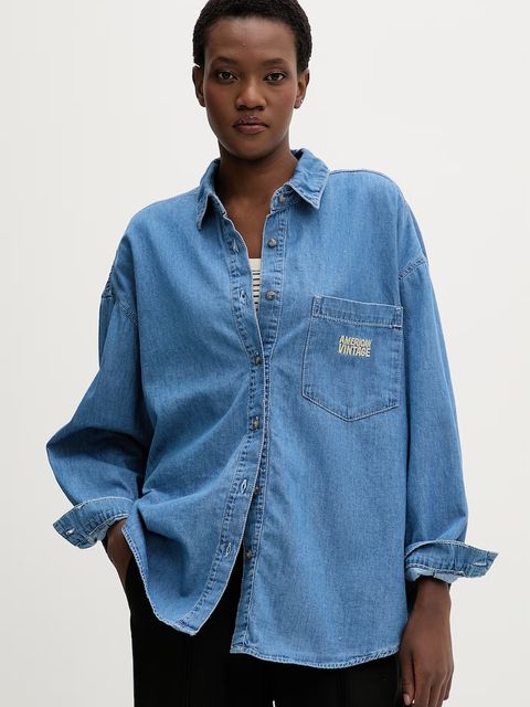 American Vintage koszula damska jeansowa - zdjęcie produktu nr 2