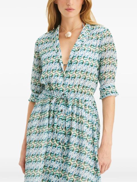 Tory Burch printed midi dress - Green