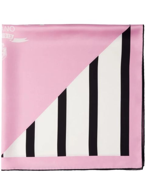 Prada logo-print scarf - Pink - zdjęcie produktu nr 1