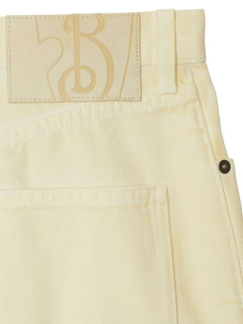 Burberry checkered straight-leg jeans - Neutrals