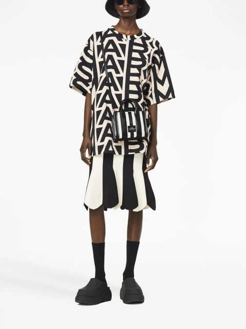 Marc Jacobs The Striped Mini Tote bag - Black