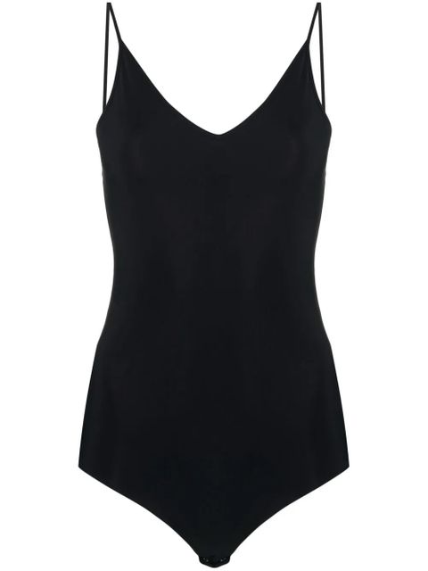 Jil Sander V-neck stretch bodysuit - Black - zdjęcie produktu nr 1