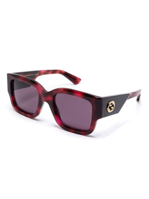 Gucci Eyewear square-frame sunglasses - Brown - zdjęcie produktu nr 2