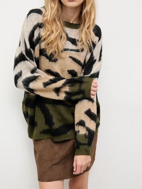 Answear.LAB sweter z dodatkiem wełny damski kolor zielony