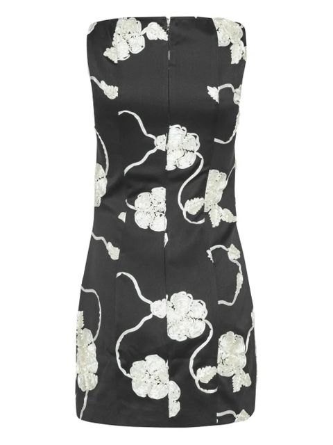 ROTATE BIRGER CHRISTENSEN flower mini dress - Black - zdjęcie produktu nr 2