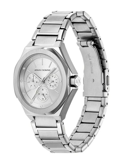 Armani Exchange zegarek damski kolor srebrny AX4622