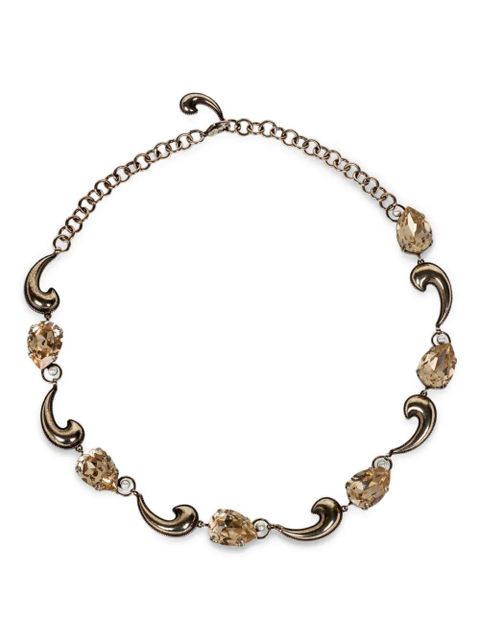 ETRO crystal-embellished necklace - Silver - zdjęcie produktu nr 1