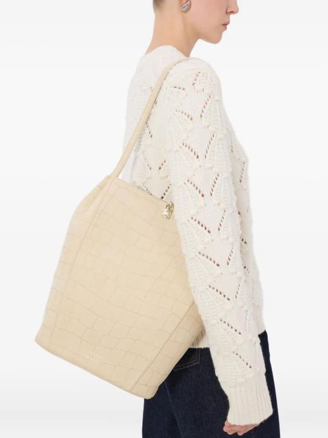 LouLou de Saison Audrey embossed shoulder bag - Neutrals - zdjęcie produktu nr 2