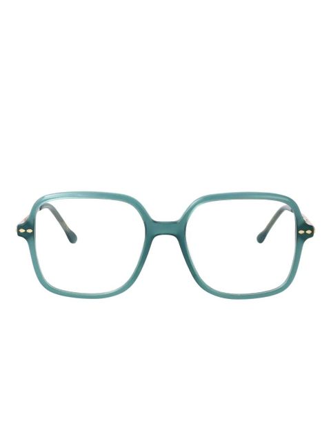 Isabel Marant Eyewear square-frame glasses - Gold - zdjęcie produktu nr 1