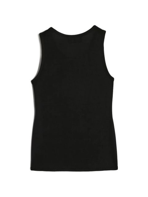 Simone Rocha bow-embellishment tank top - Black - zdjęcie produktu nr 2