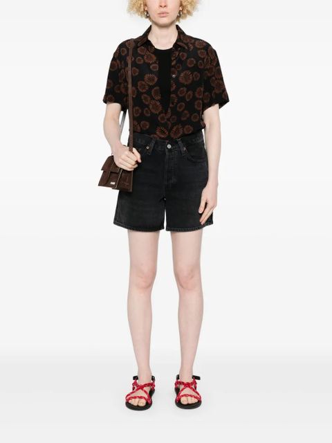 AGOLDE ribbed-knit tank top - Black