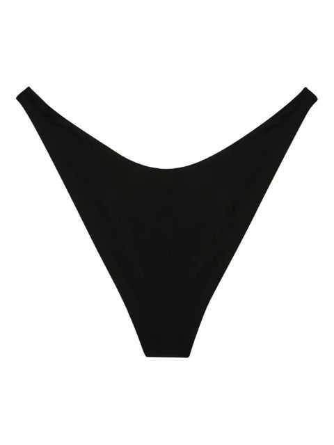 La Reveche high-leg bikini bottom - Black