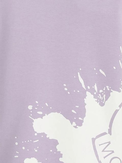 Moncler splash-print long-sleeve sweatshirt - Purple - zdjęcie produktu nr 2