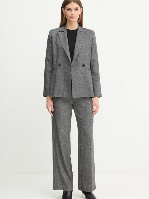 BOSS t-shirt wełniany damski kolor czarny 50544996