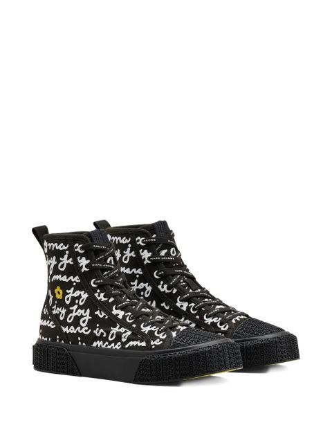 Marc Jacobs The Marc Is Joy high-top canvas sneakers - Black - zdjęcie produktu nr 2
