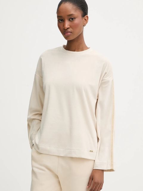 United Colors of Benetton longsleeve piżamowy damska kolor beżowy 3JQA3M08B - zdjęcie produktu nr 1