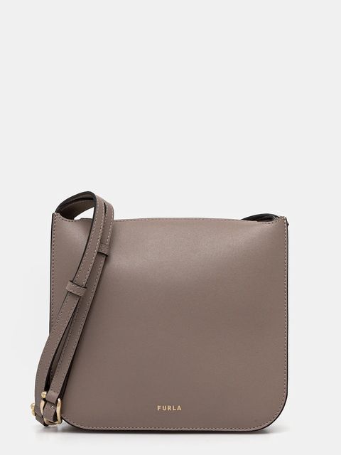 Furla torebka skórzana kolor brązowy WB01818 BX3104 MA200 - zdjęcie produktu nr 1