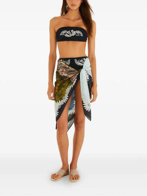 FARM Rio floral-print sarong - Black - zdjęcie produktu nr 1