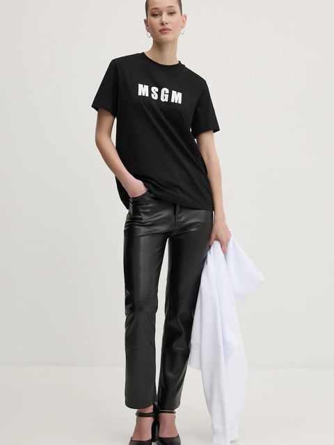 MSGM t-shirt bawełniany - zdjęcie produktu nr 2