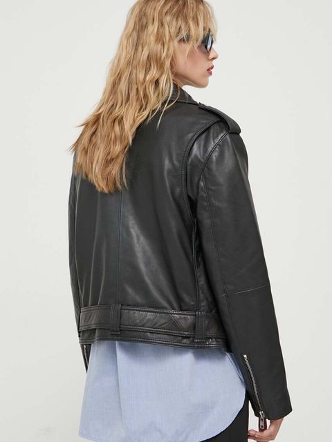 Gestuz ramoneska skórzana