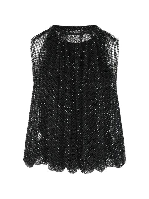 Sportmax Nodo crystal tank top - Black - zdjęcie produktu nr 1