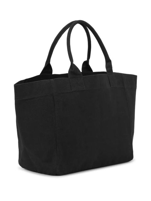 GANNI canvas tote bag - Black