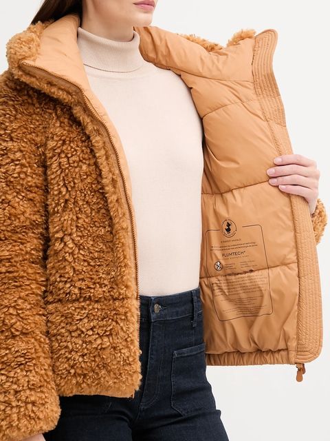 Save The Duck kurtka KENNIE kolor brązowy zimowa D31990W.CURL21