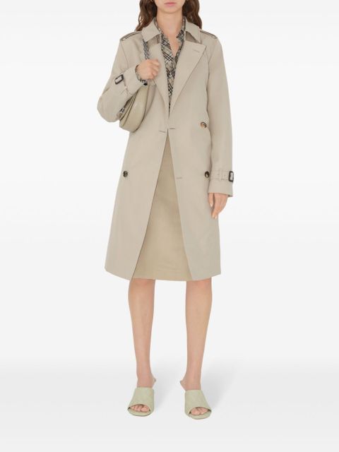 Burberry midi trench coat - Neutrals - zdjęcie produktu nr 2