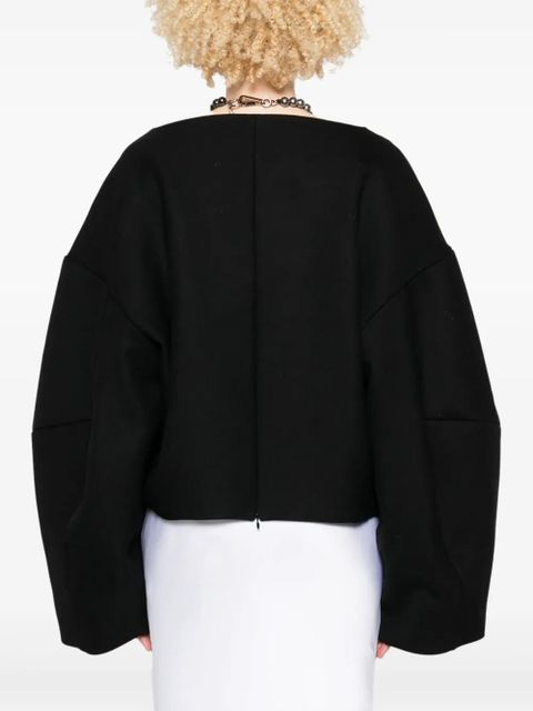ENTIRE STUDIOS wool top - Black