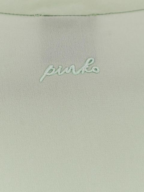 PINKO logo-detail blouse - Green