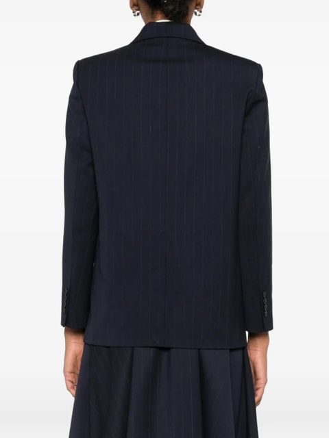 Maje pinstripe single-breasted blazer - Blue - zdjęcie produktu nr 2
