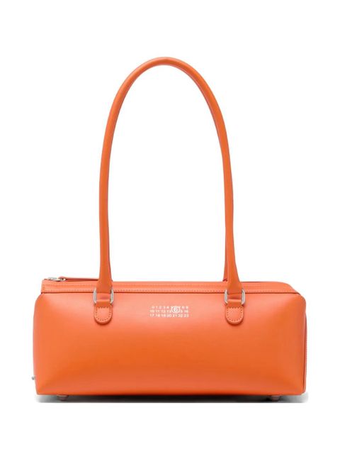 MM6 Maison Margiela leather shoulder bag - Orange - zdjęcie produktu nr 1