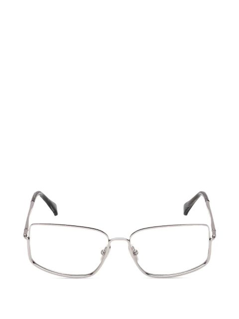 Max Mara Eyewear rectangle-frame glasses - Silver - zdjęcie produktu nr 1