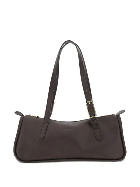 Longchamp East/West leather shoulder bag - Brown - zdjęcie produktu nr 1