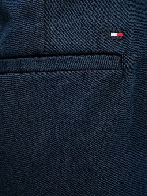 Tommy Hilfiger spodnie damskie kolor granatowy szerokie high waist WW0WW45589