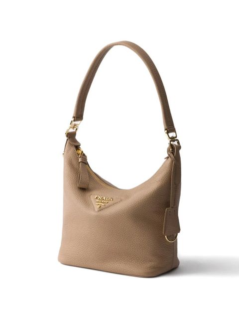 Prada leather shoulder bag - Neutrals