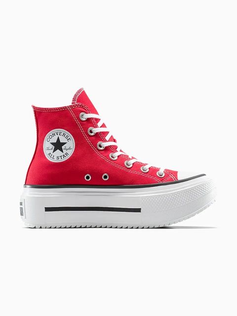 Converse trampki Chuck Taylor All Star Lift Double Stack kolor czerwony A15542C - zdjęcie produktu nr 1