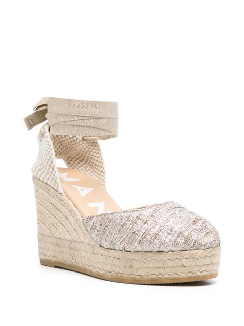 Manebi 90mm Monaco espadrilles - Gold