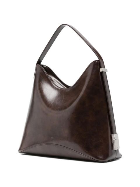 Osoi slouch leather shoulder bag - Brown