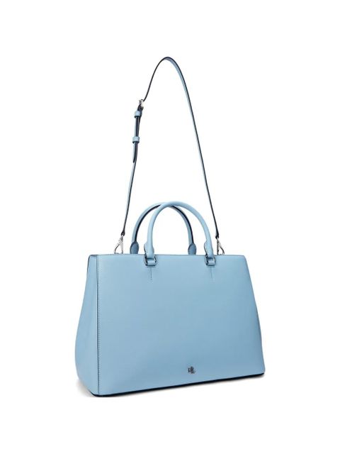 Lauren Ralph Lauren logo-plaque tote bag - Blue - zdjęcie produktu nr 1