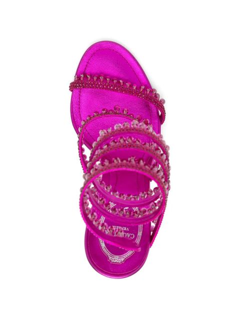 René Caovilla 105mm Chandelier sandals - Pink